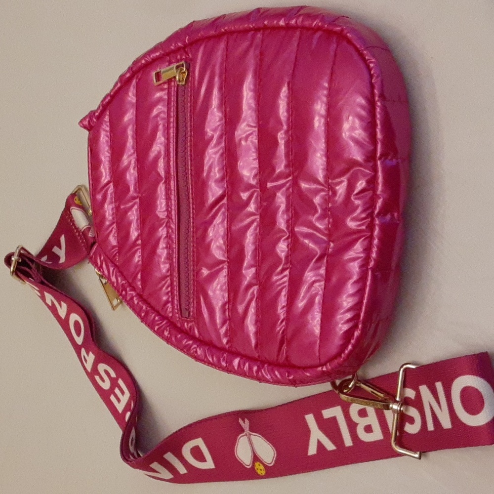 Adorned DINK RESPONSIBLY paddleball bag. NWT